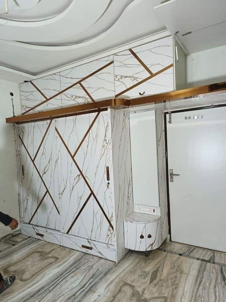 Marble Sliding Wardrobe